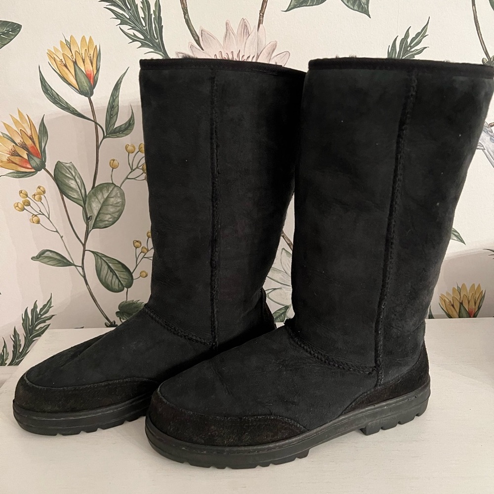 UGG Ultra Tall Women’s black boots, size 10